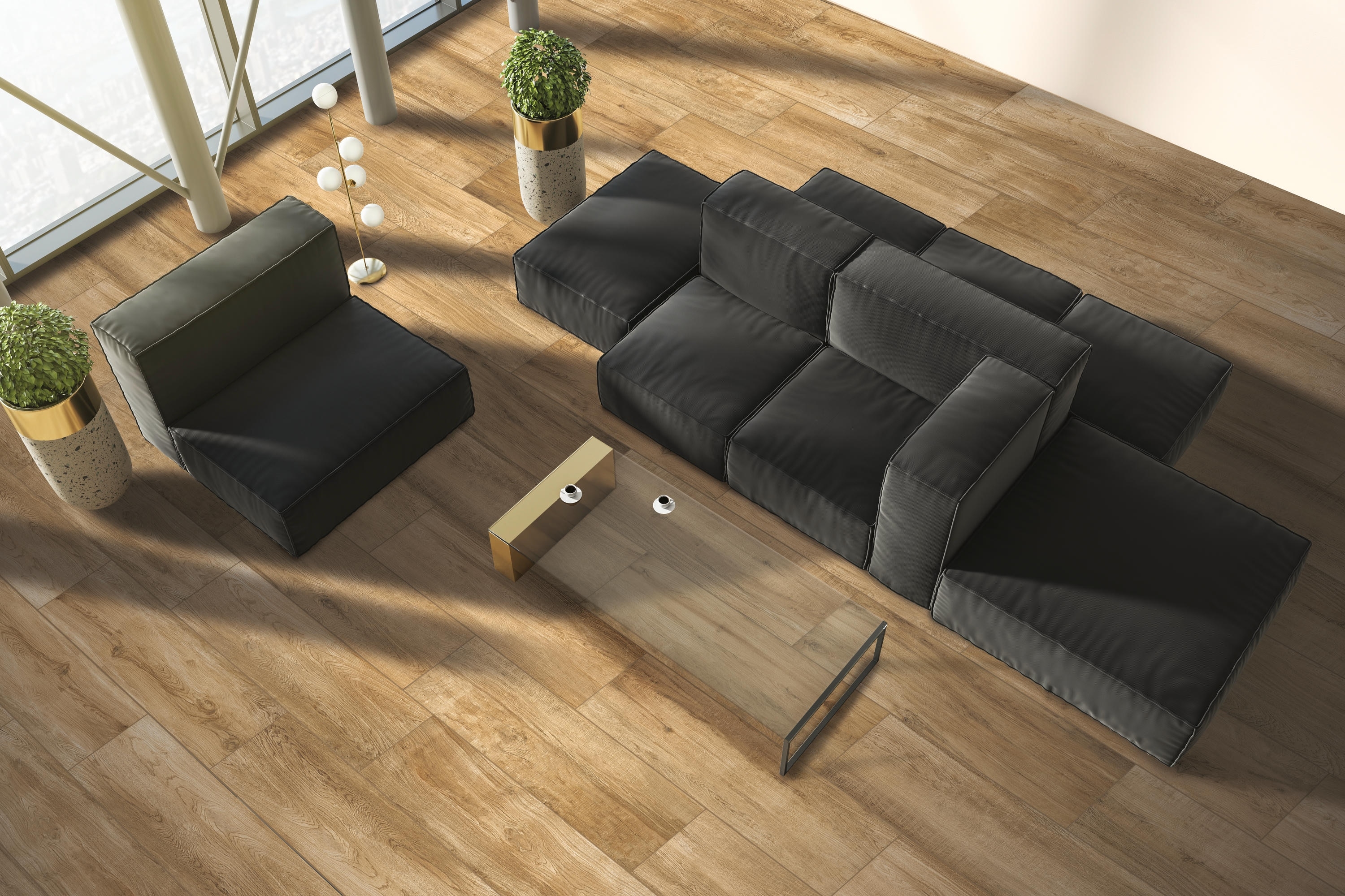 Bodenfliese KERSANO HAVANNA BAY miele 30x120