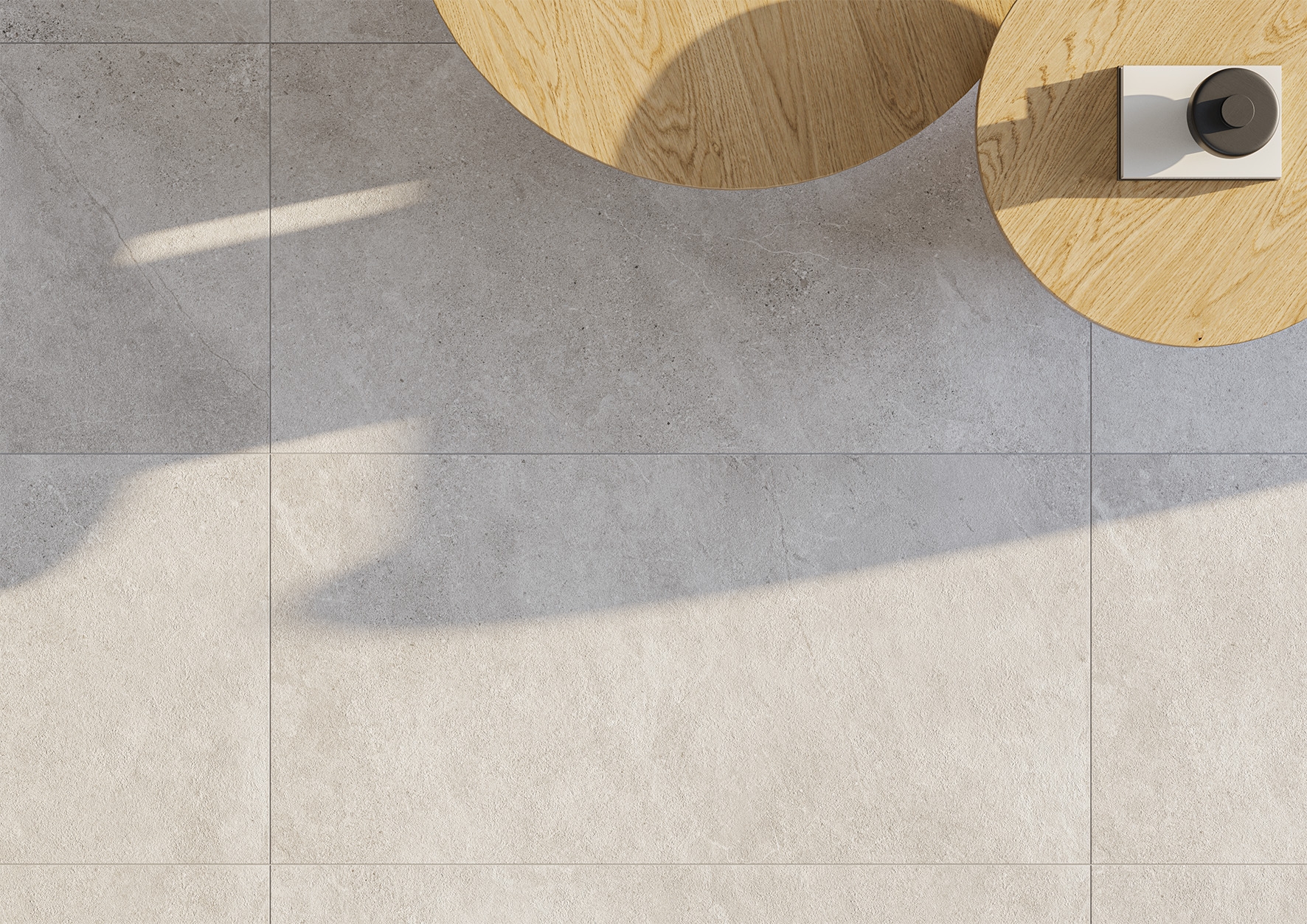 Bodenfliese BellaVita LUNE grey 90x90