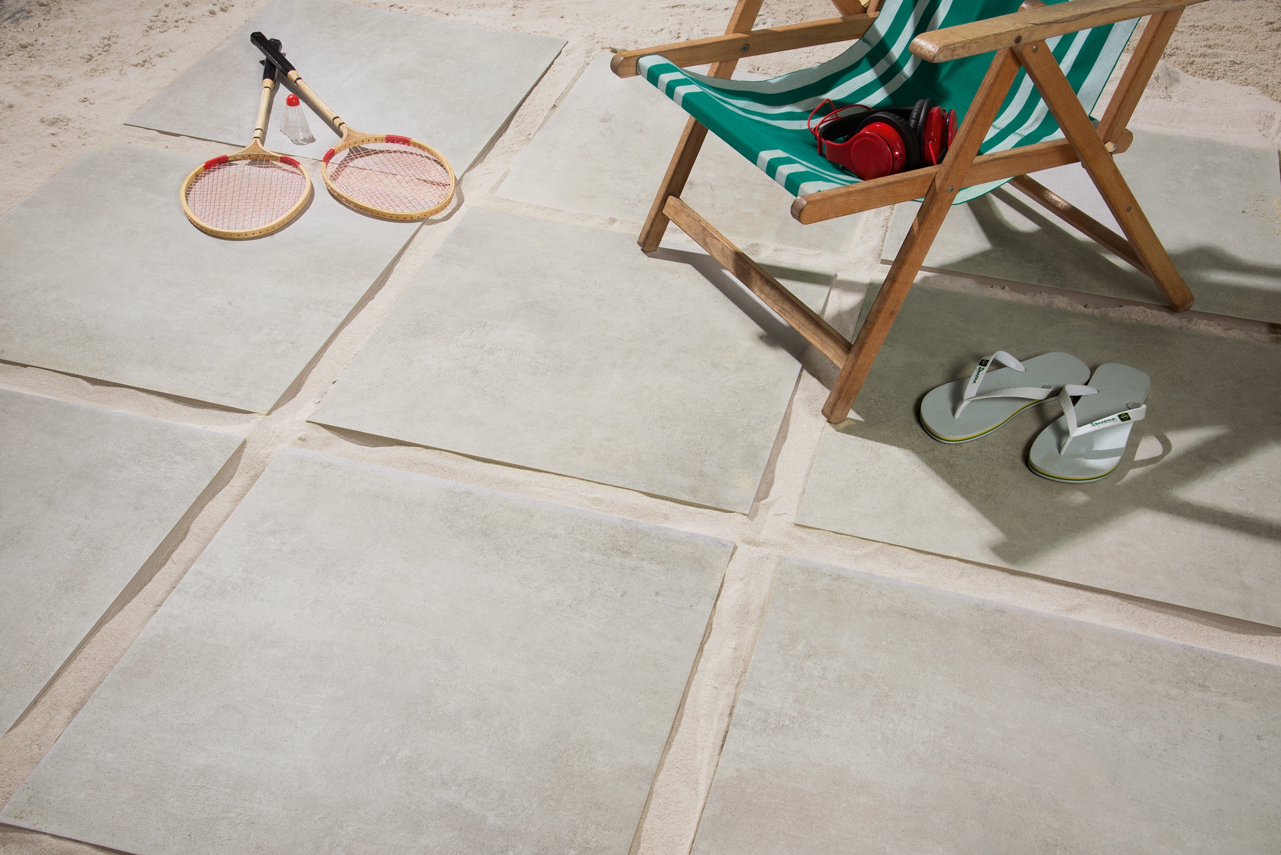 Outdoor-Fliese Sintesi EVOQUE perla 60x60